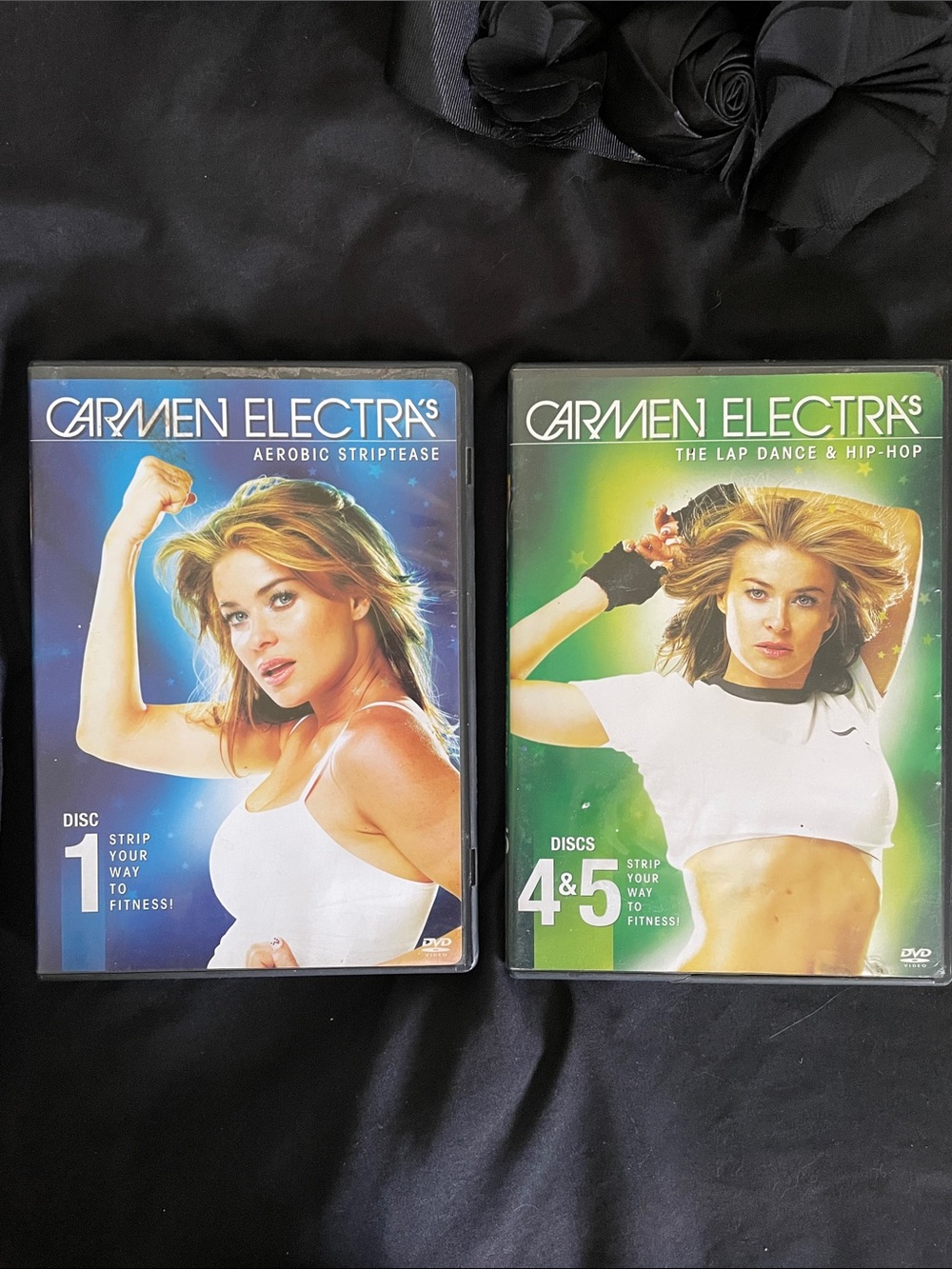 Carmen Electra Fitness DVD Set - White & Green